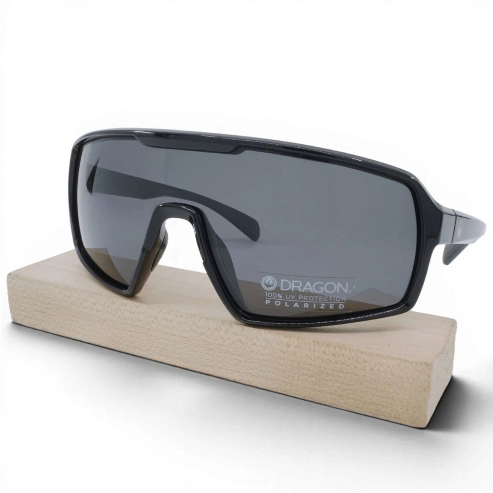 LENTES DRAGON SHIELD POLARIZADO – Shiny Black / Smoke