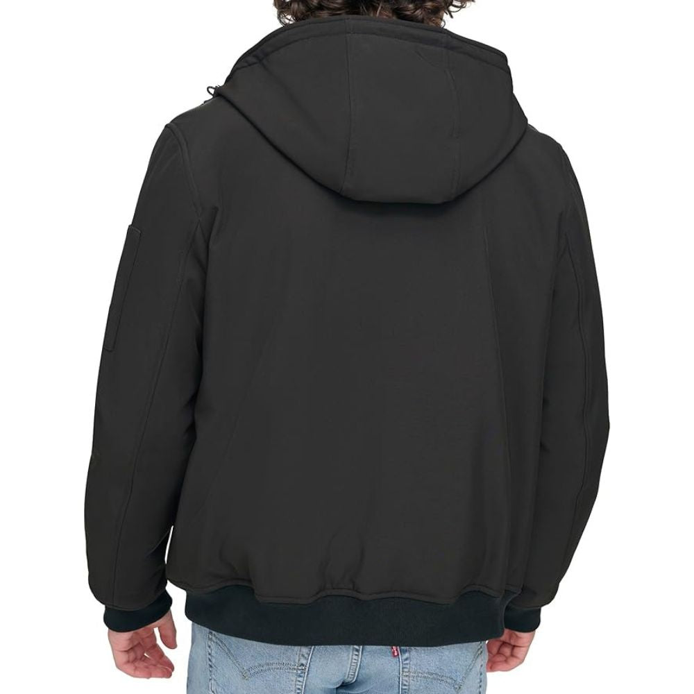 Casaca TOMMY HILFIGER Activo Softshell Bomber - Negro