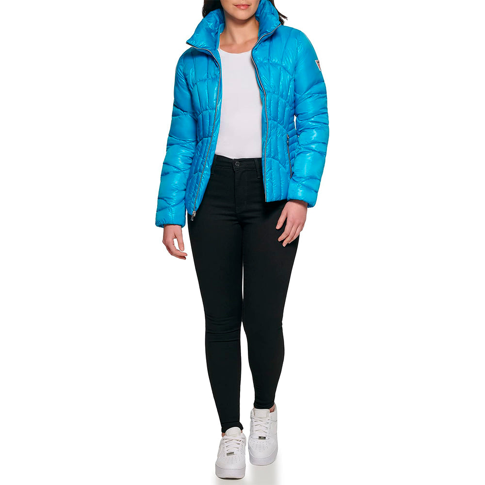GUESS Fall Puffer Quilted Mujer - Cielo "S"