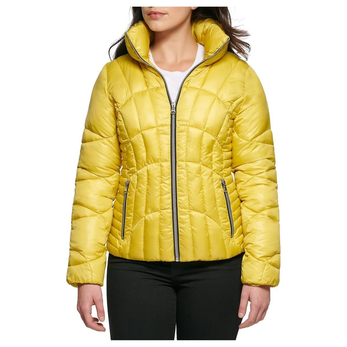 Zipper Chamarra Guess Dama Chaqueta Guess Mujer Outlet GUESS Fall