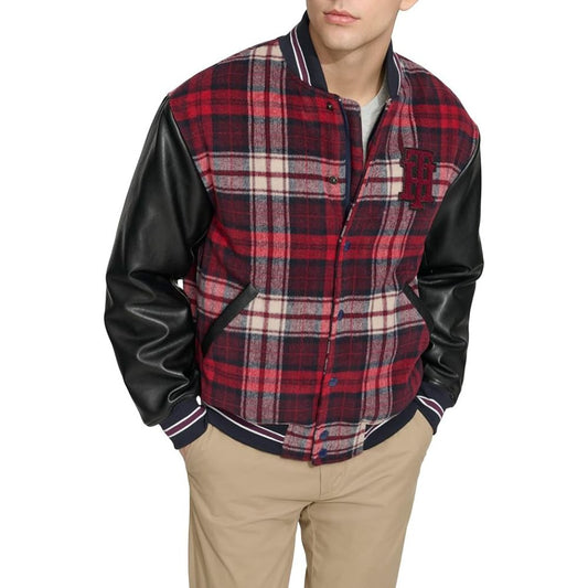 Casaca TOMMY HILFIGER Bomber Jacket - Rojo Cuadros