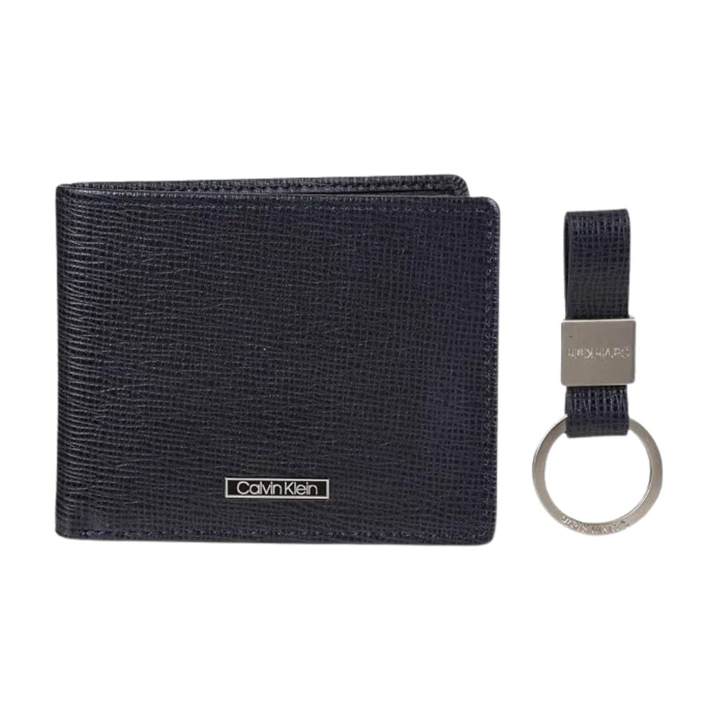 Billetera CALVIN KLEIN Tarjetero Doble Pliegue - Negro