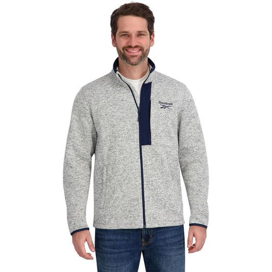 Casaca Polar REEBOK Cuello Fleece - Gris