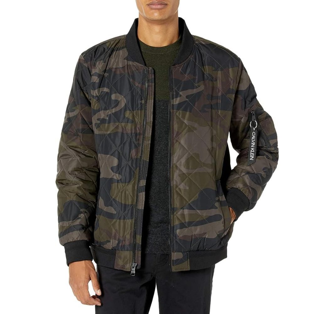 CASACA CALVIN KLEIN FLIGHT JACKET – CAMUFLADO