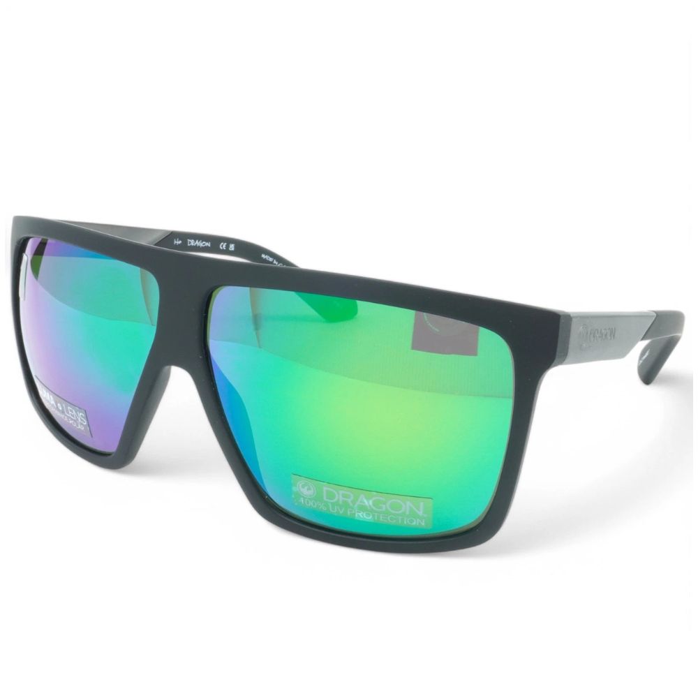 Lentes DRAGON Ultra LL Polarized - Matte Black/ Green Ion
