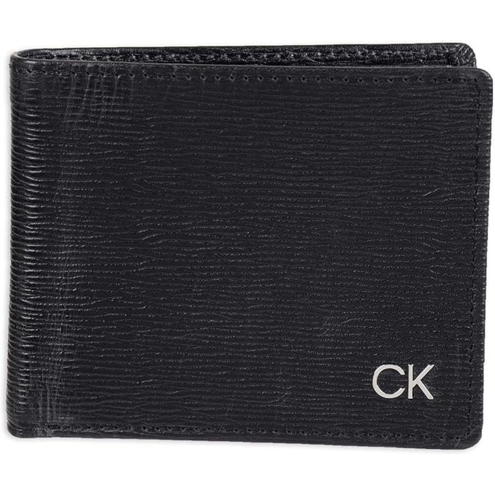 Billetera CALVIN KLEIN Cuero RFID Tarjetero - Negro
