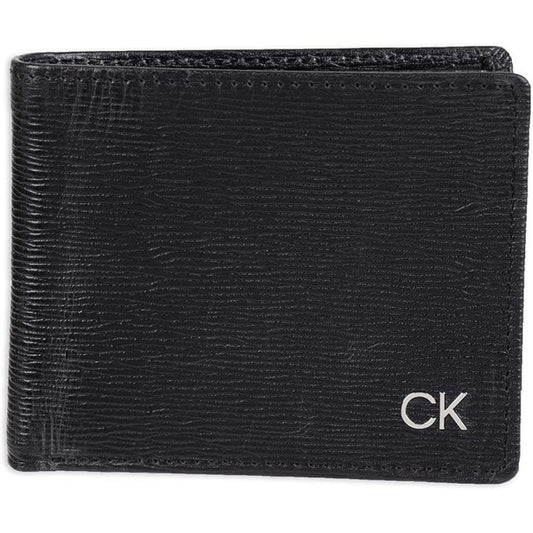 Billetera CALVIN KLEIN Cuero RFID Tarjetero - Negro