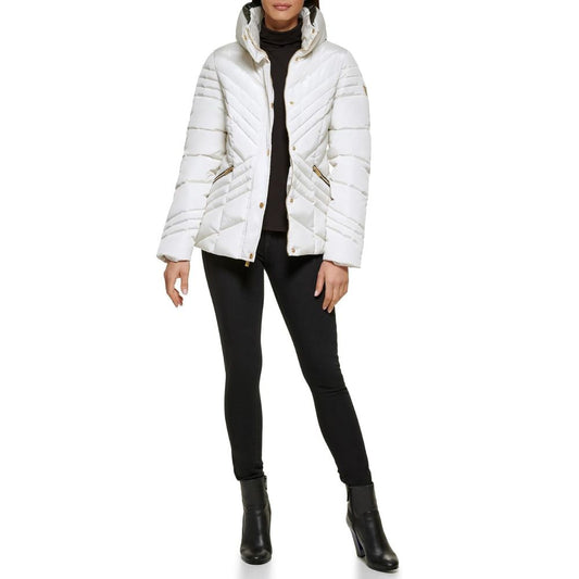 Casaca Guess Puffer Acolchada - Blanca