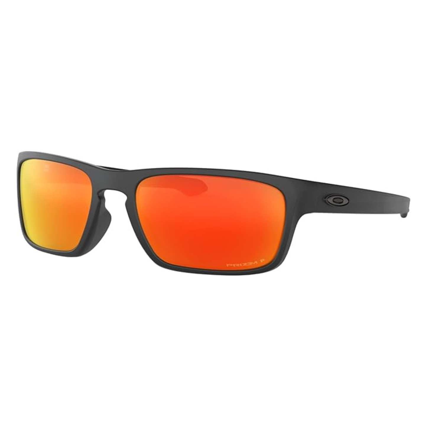 OAKLEY Silver Stealth Polarized - Matte Black / Ruby