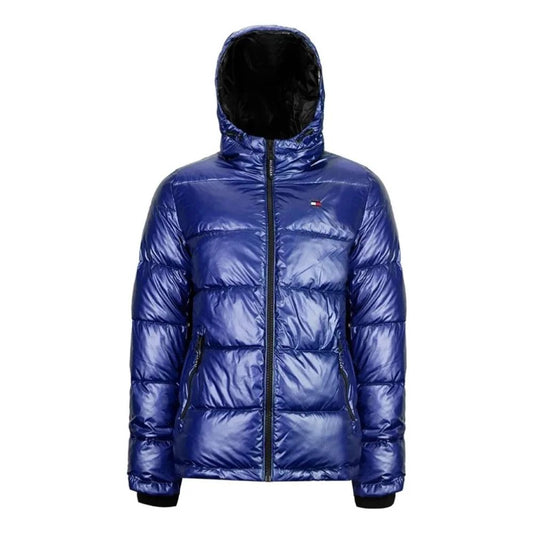 Casaca Tommy Hilfiger Hooded Puffer - Pupura