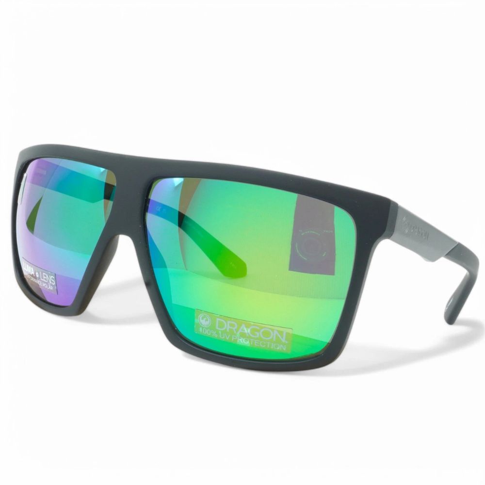 Lentes DRAGON Ultra LL Polarized - Matte Black/ Green Ion