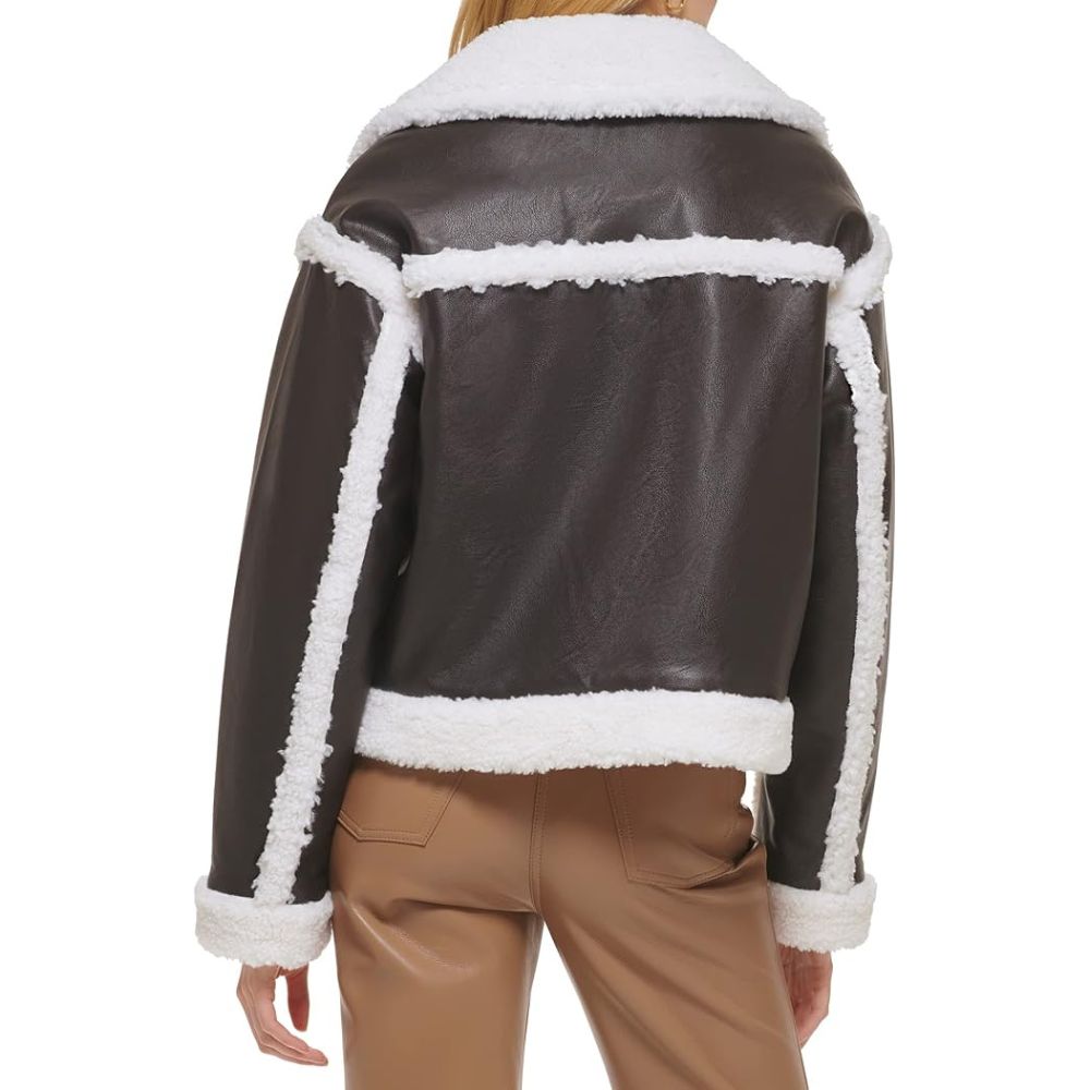 Casaca Levi's Sherpa Moto Jacket - Marrón