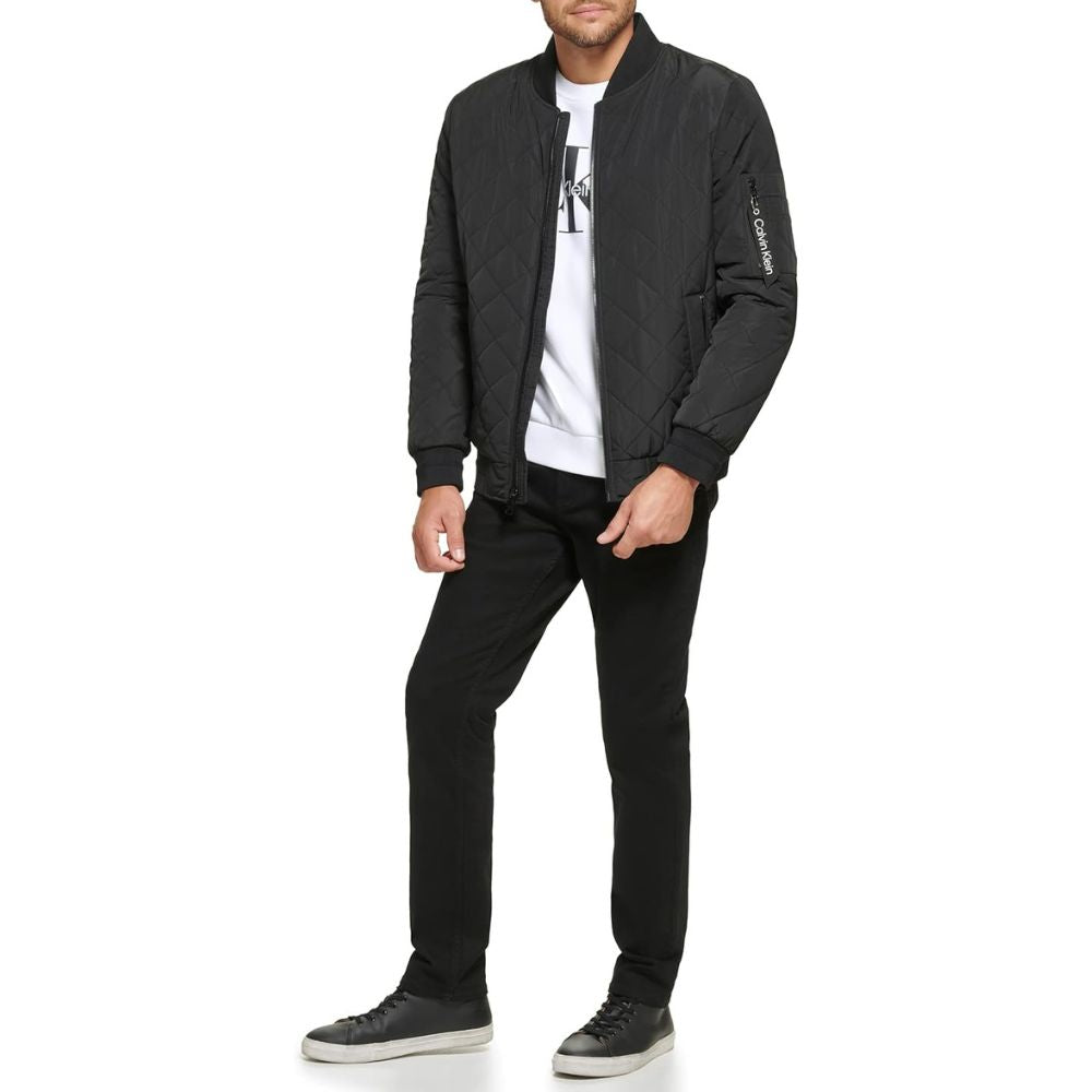 Casaca CALVIN KLEIN Flight Jacket - Negro