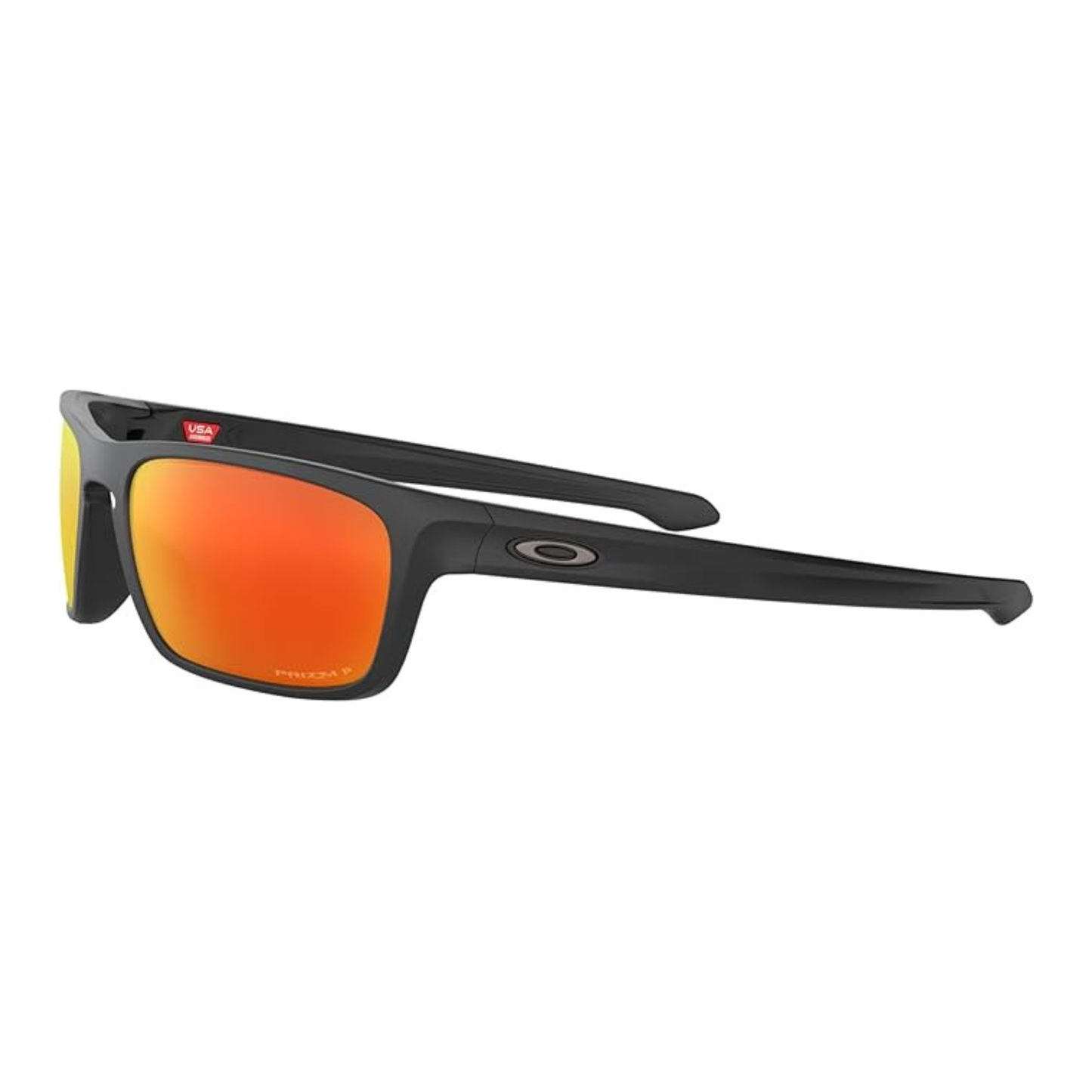 OAKLEY Silver Stealth Polarized - Matte Black / Ruby