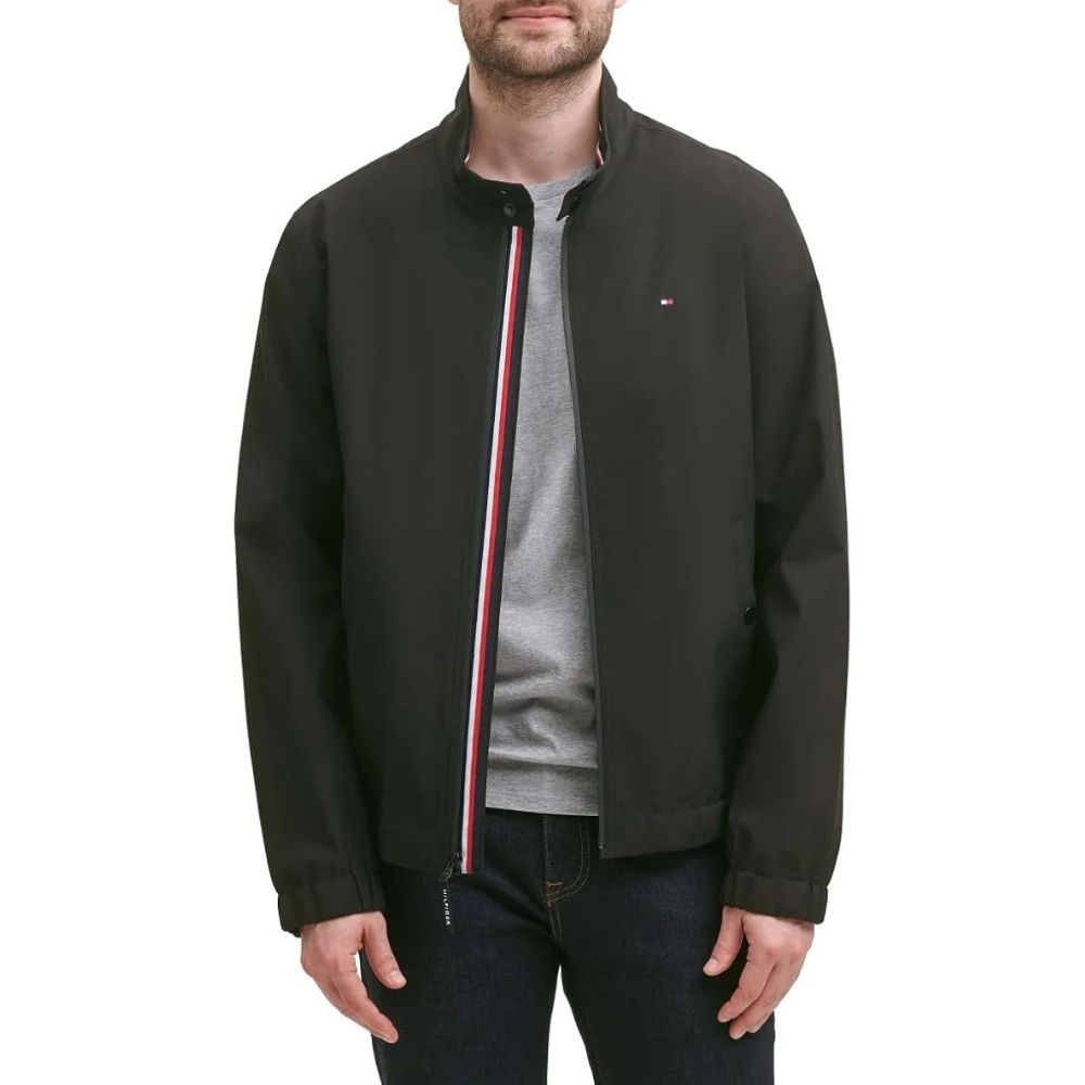 Casaca TOMMY HILFIGER Bomber Resistente al Agua - Negro