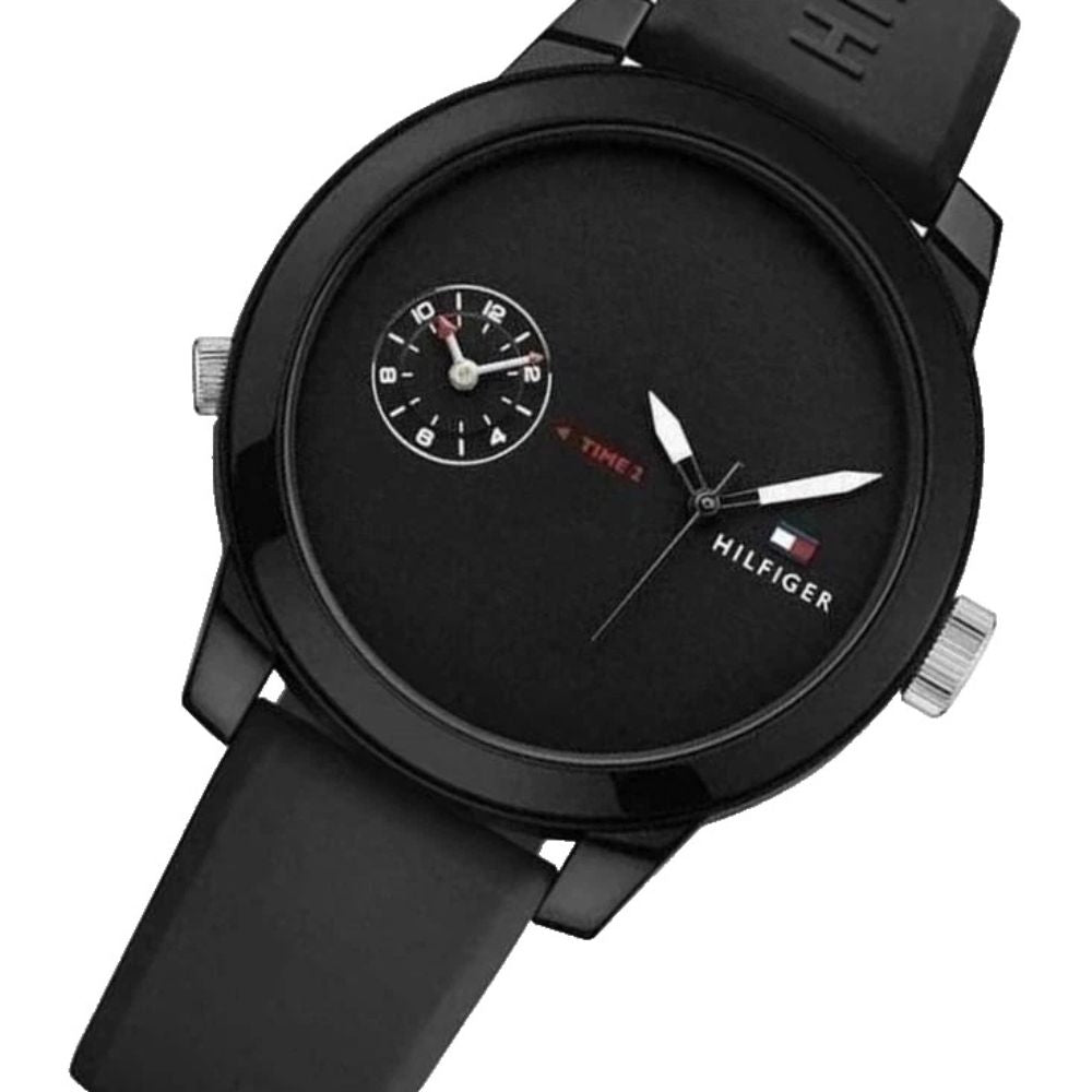 RELOJ TOMMY HILFIGER 1791326 CUARZO 44MM - NEGRO
