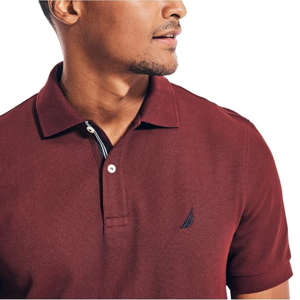 Polo NAUTICA Pique Performance - Burgundy