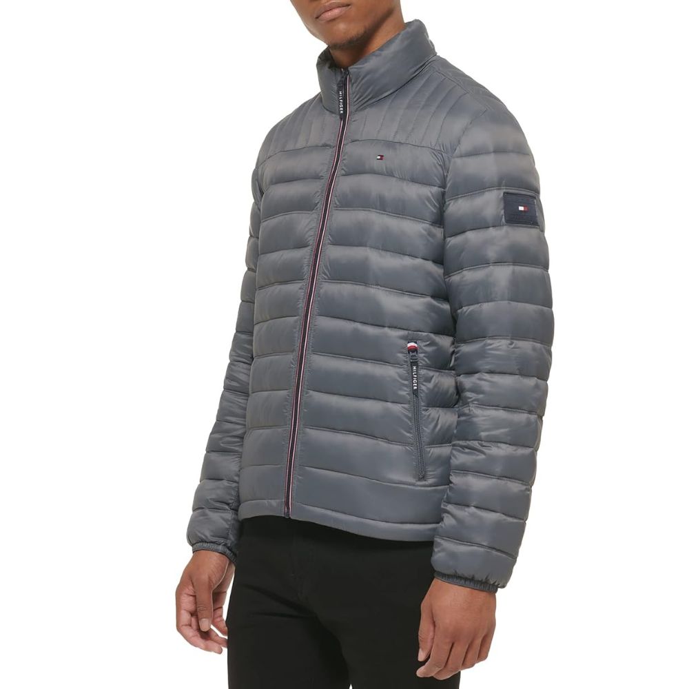 Casaca Tommy Hilfiger Ultra Loft Packable - Gris