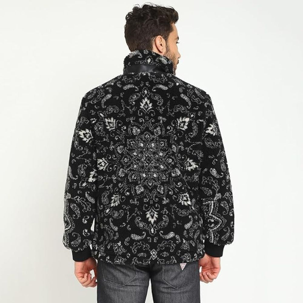 Casaca Guess Sherpa Jacket - Negro