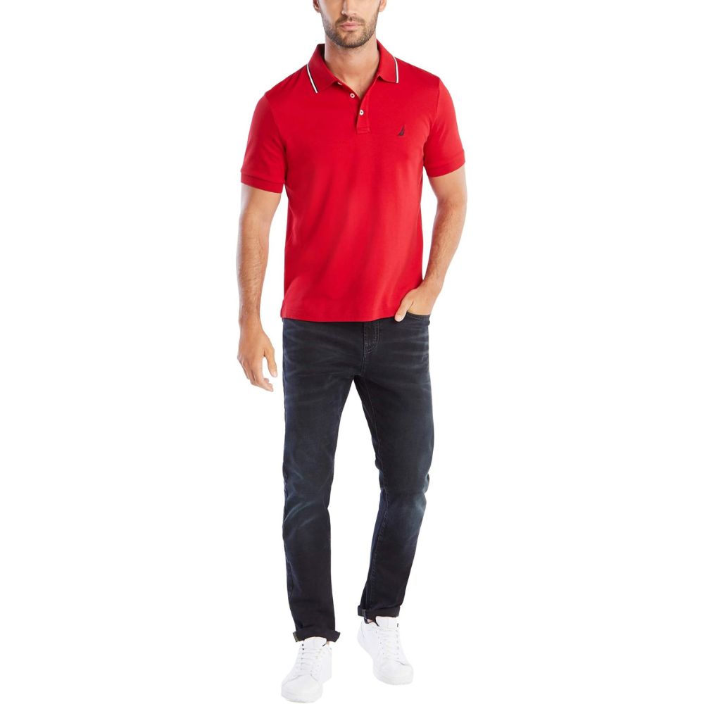 Polo Camisero NAUTICA - Rojo