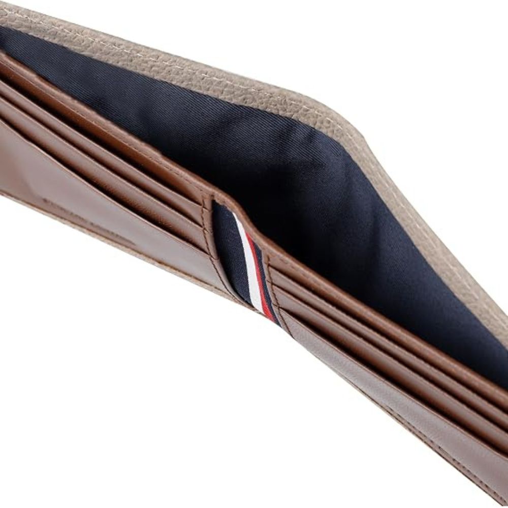 Billetera TOMMY HILFIGER Cuero Slim - Camel