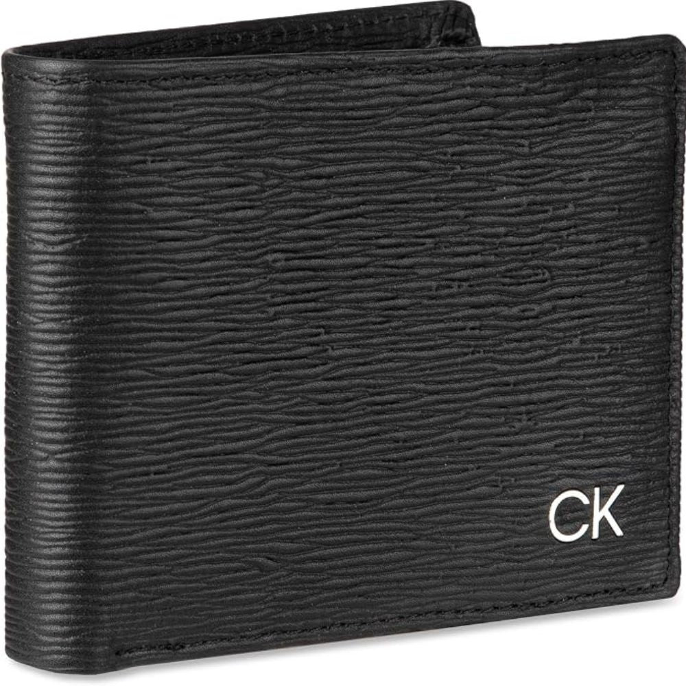 Billetera CALVIN KLEIN Cuero RFID Tarjetero - Negro