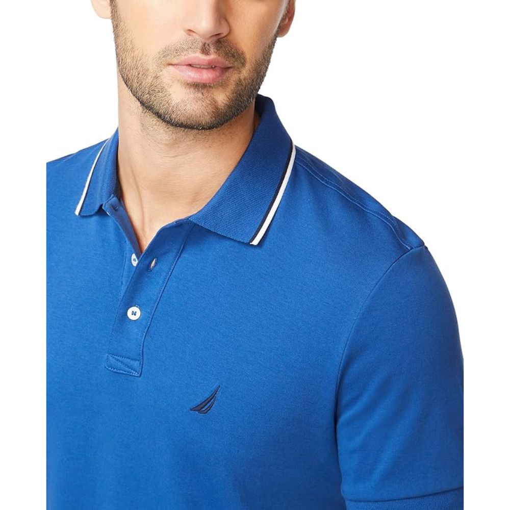Polo Camisero NAUTICA - Azul claro