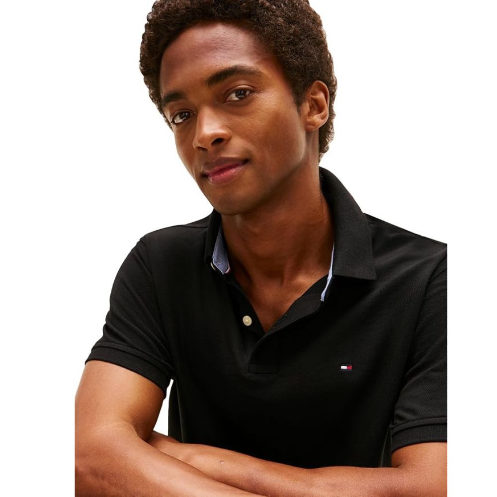 Polo TOMMY HILFIGER UV Quick Dry - Negro