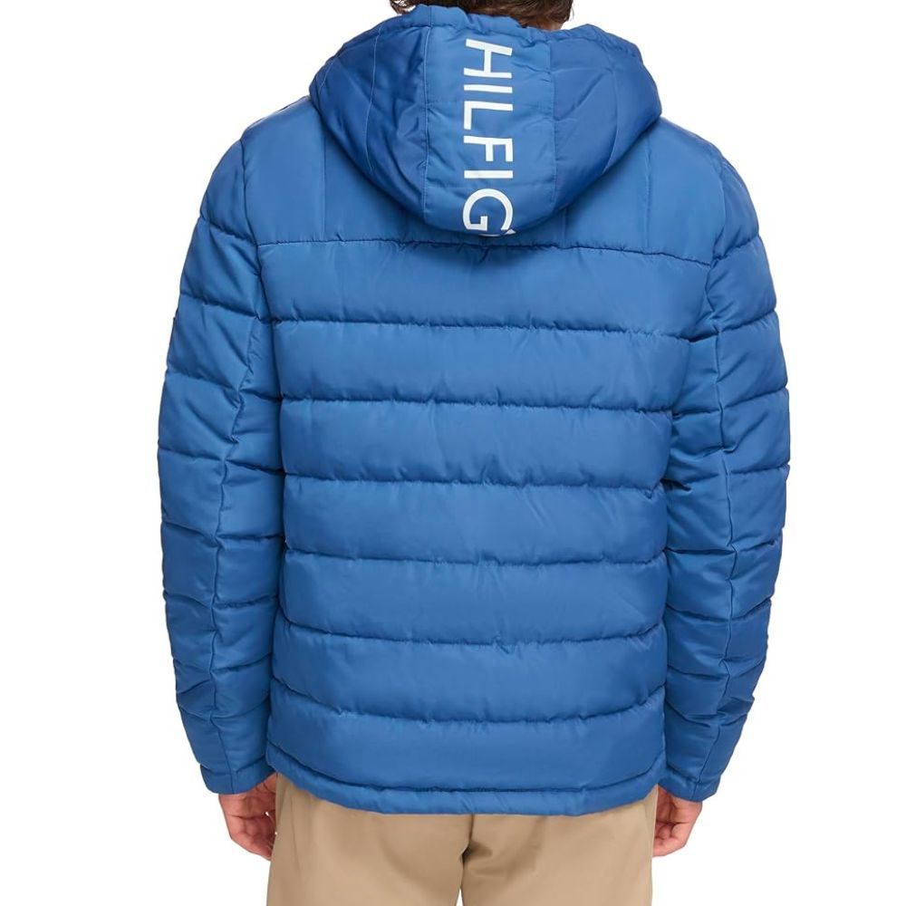 Casaca TOMMY HILFIGER Resistant Sherpa - Azul Claro