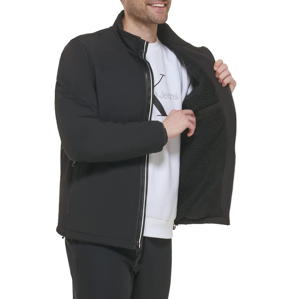 Casaca CALVIN KLEIN Softshell Sherpa - Negro