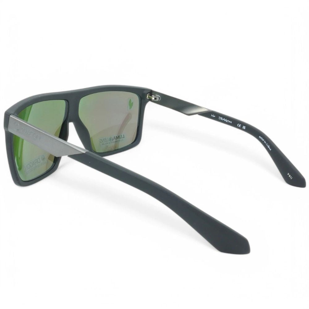 Lentes DRAGON Ultra LL Polarized - Matte Black/ Green Ion