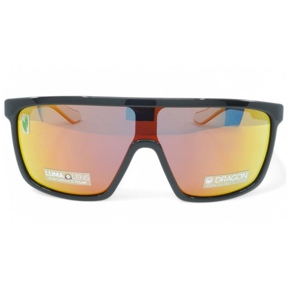 DRAGON Momentum LL Polarized - Shiny Black/ Red