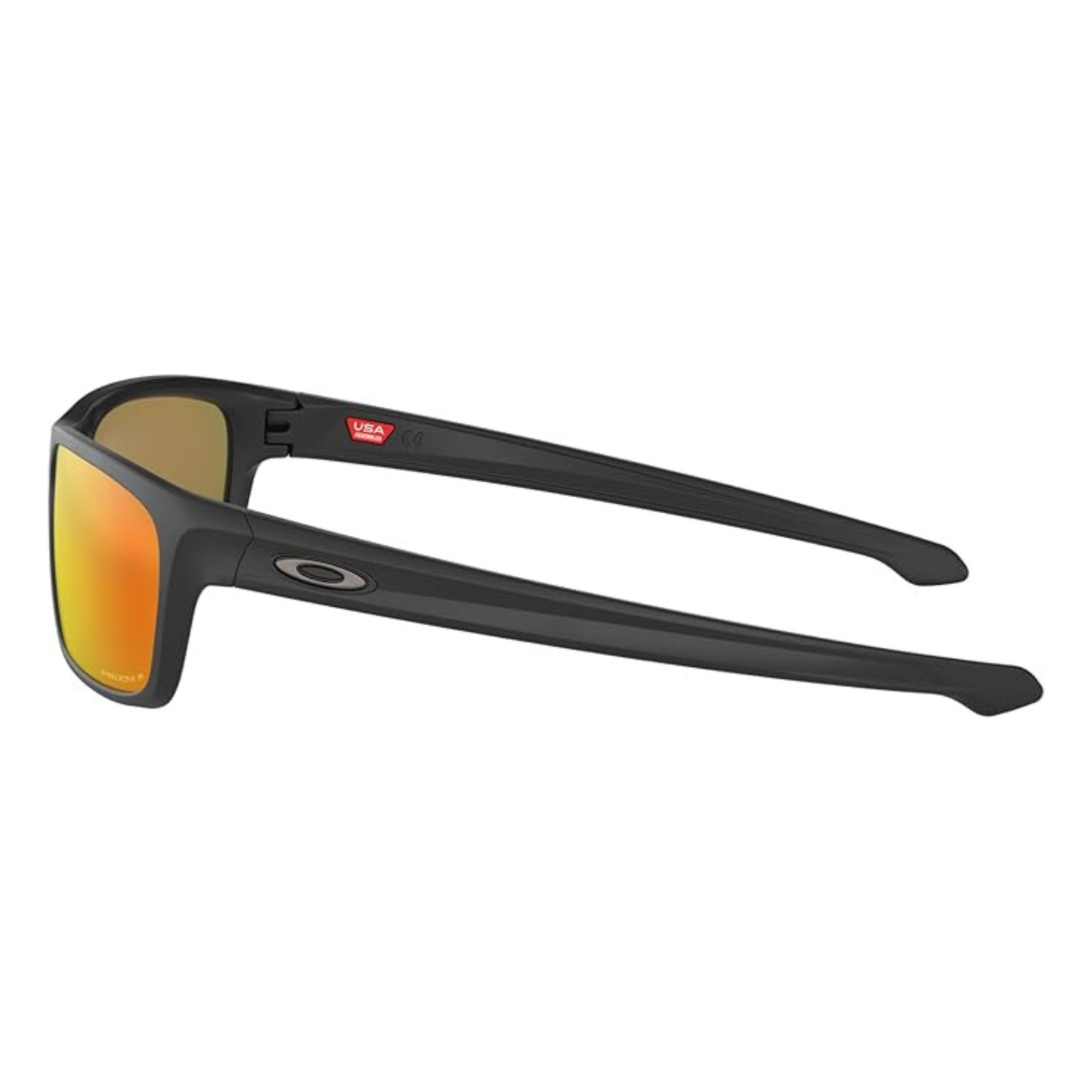 OAKLEY Silver Stealth Polarized - Matte Black / Ruby
