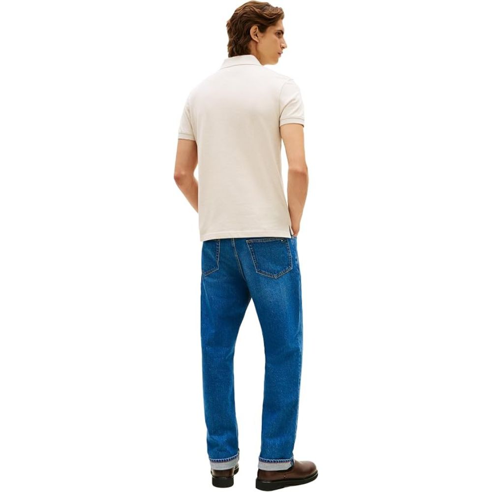 Polo TOMMY HILFIGER Pique Slim Fit Algodon - Beige