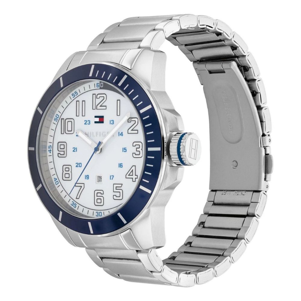 RELOJ TOMMY HILFIGER 1791073 ACERO - BLANCO
