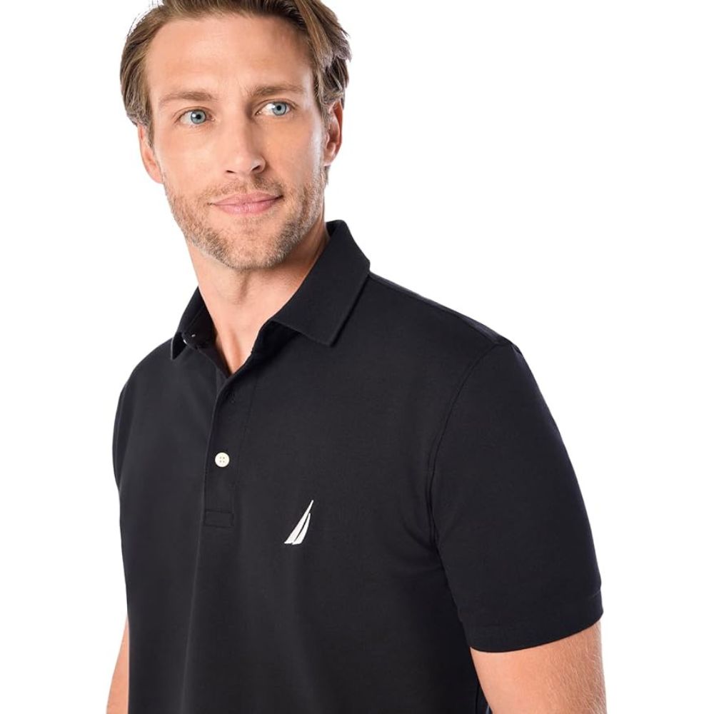 NAUTICA Polo Camisero - Negro