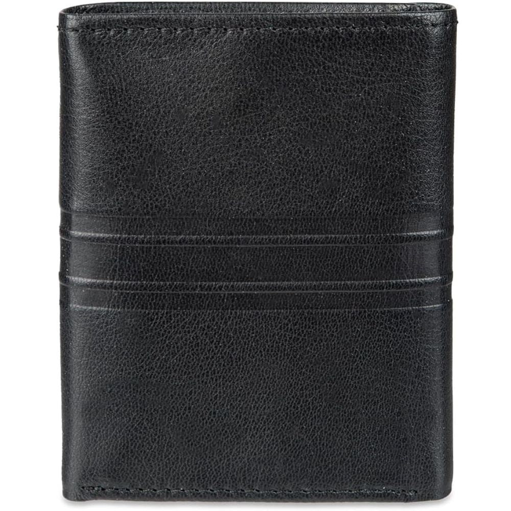 Billetera TOMMY HILFIGER Triple Pliegue - Negro