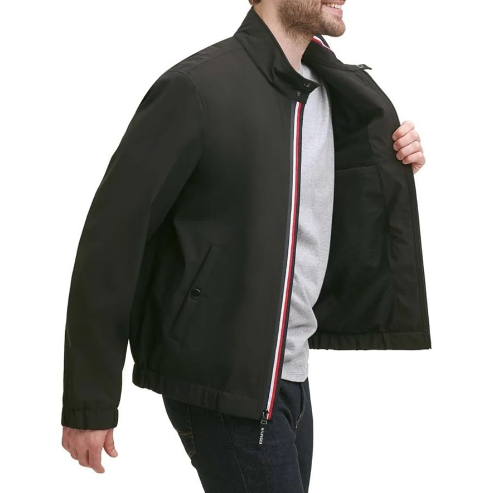 Casaca TOMMY HILFIGER Bomber Resistente al Agua - Negro