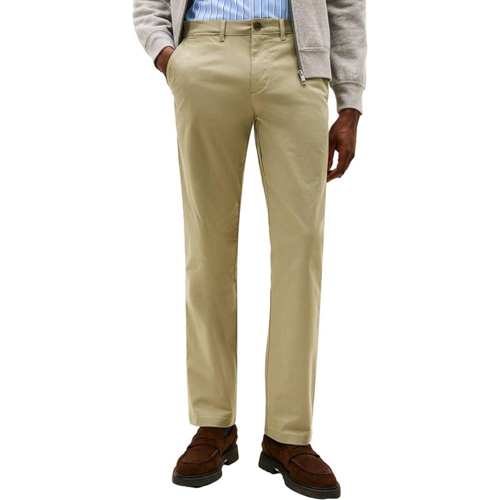 Pantalon TOMMY HILFIGER Chino Stretch Algodon - Arena