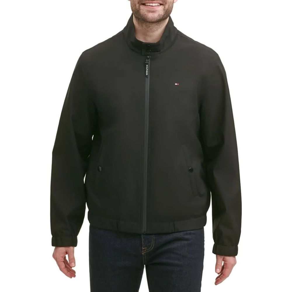 Casaca TOMMY HILFIGER Bomber Resistente al Agua - Negro