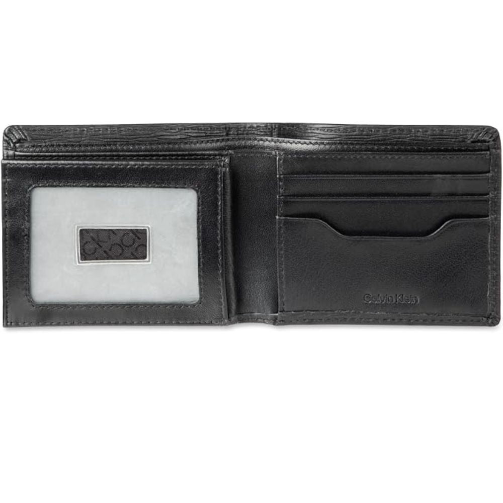 Billetera CALVIN KLEIN Cuero RFID Tarjetero - Negro