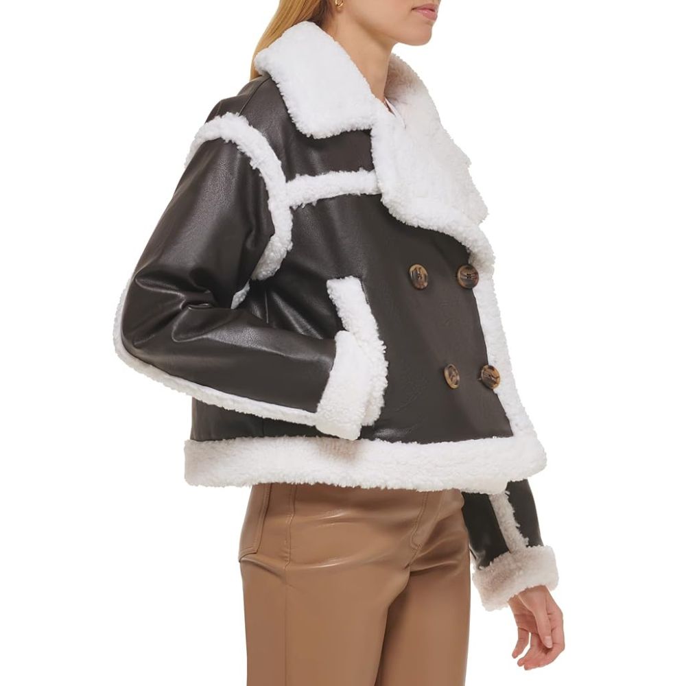 Casaca Levi's Sherpa Moto Jacket - Marrón