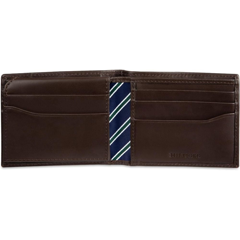 Billetera TOMMY HILFIGER Tarjetero Removible - Marrón