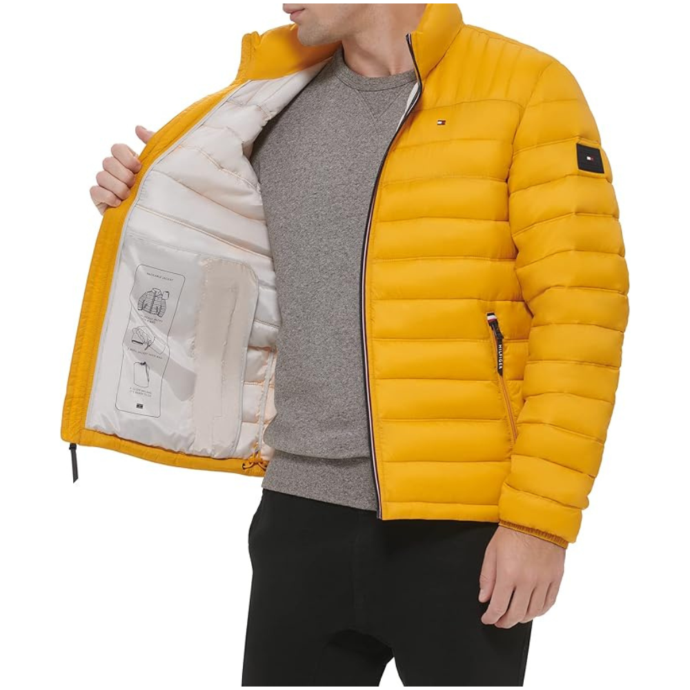 TOMMY HILFIGER Ultra Loft Packable Puffer - Amarillo