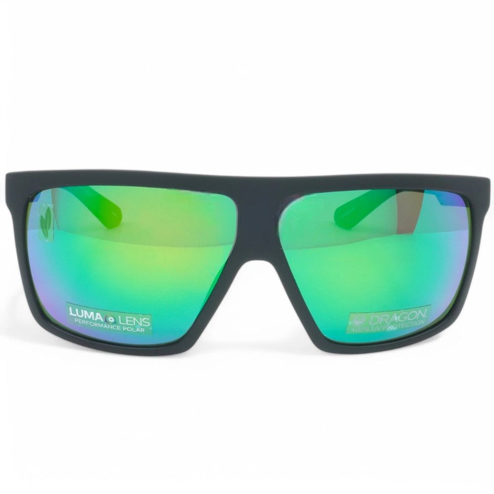 Lentes DRAGON Ultra LL Polarized - Matte Black/ Green Ion