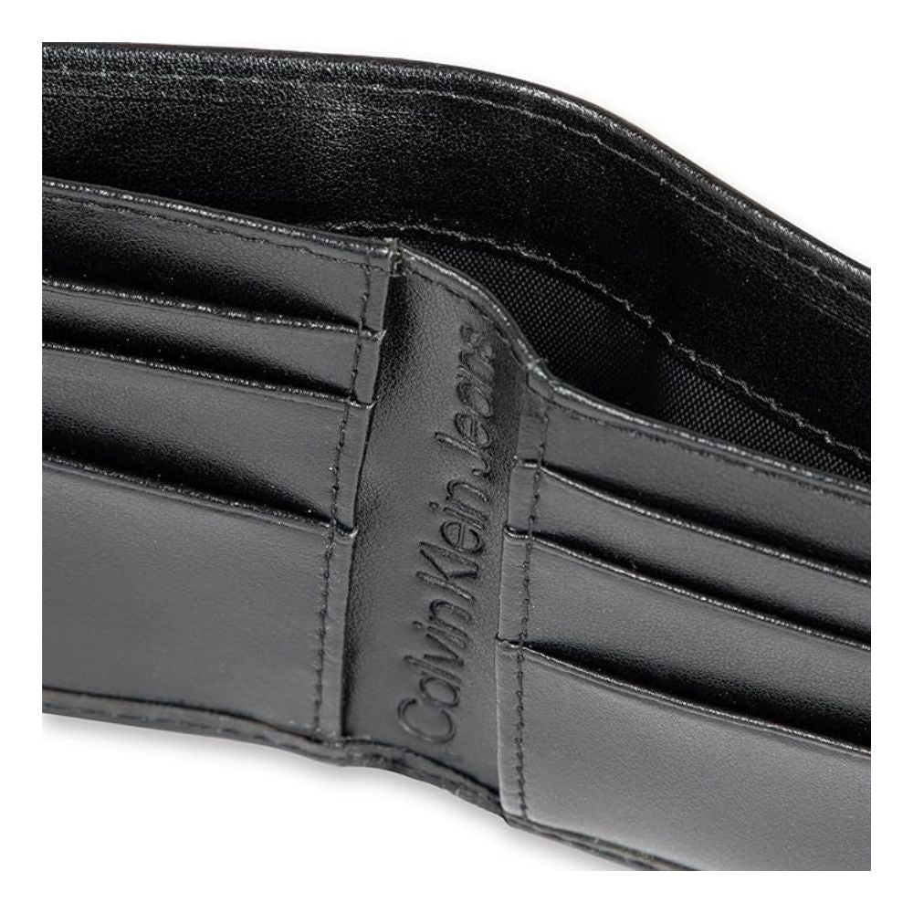 Billetera CALVIN KLEIN Cuero RFID Removible - Negro