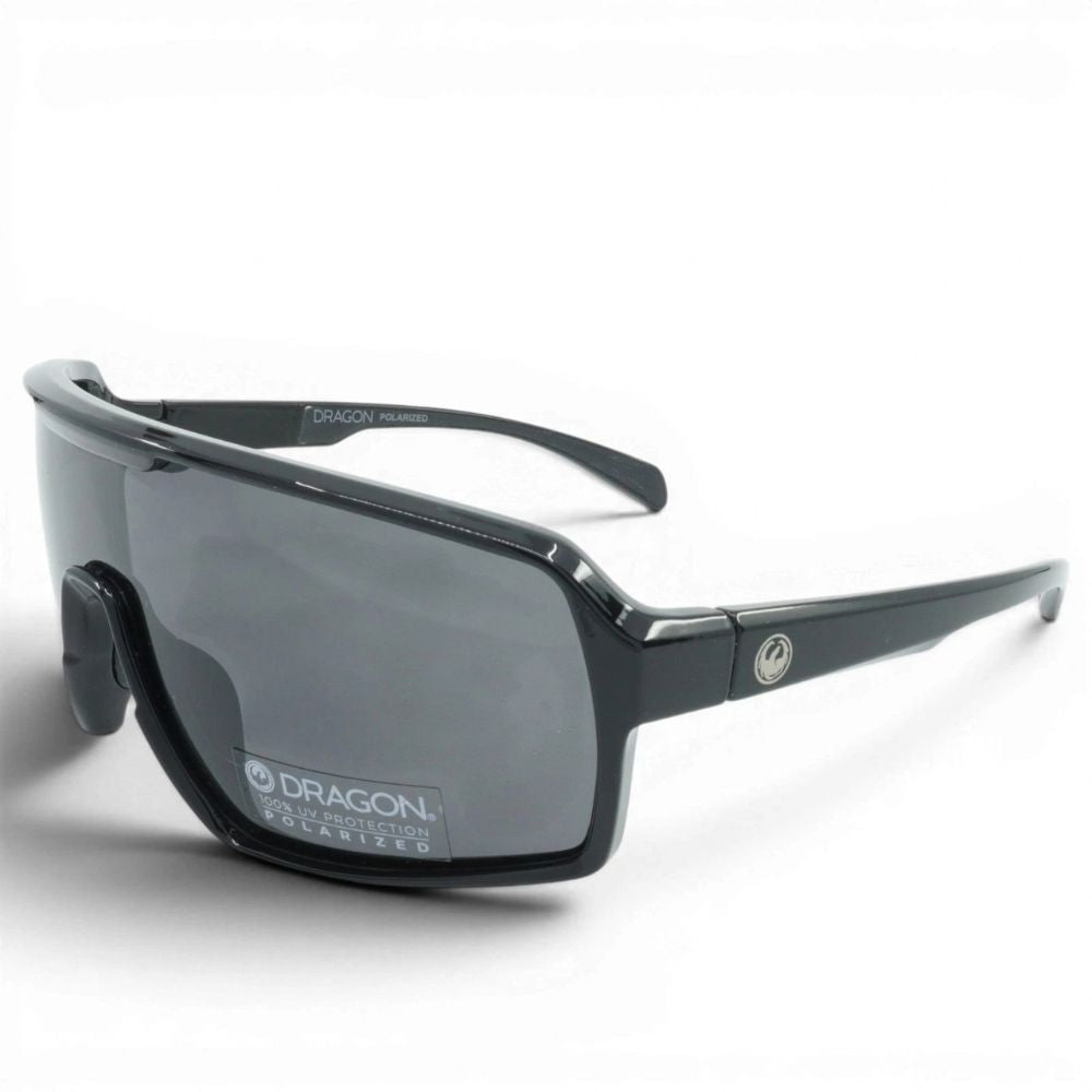 LENTES DRAGON SHIELD POLARIZADO – Shiny Black / Smoke