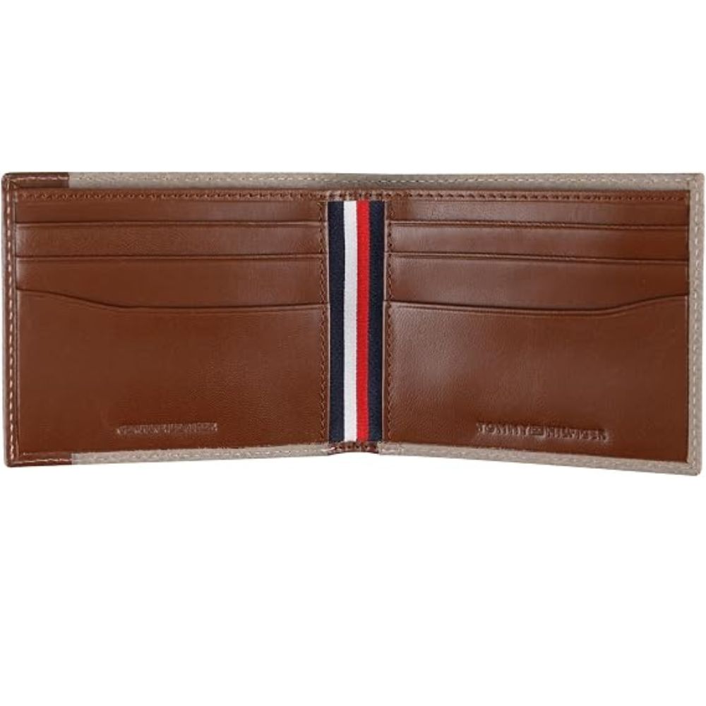 Billetera TOMMY HILFIGER Cuero Slim - Camel