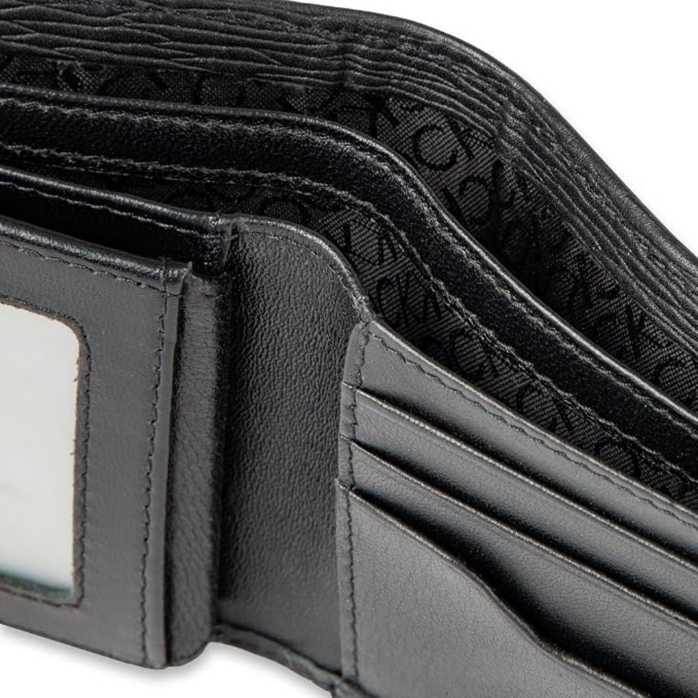 Billetera CALVIN KLEIN Cuero RFID Tarjetero - Negro