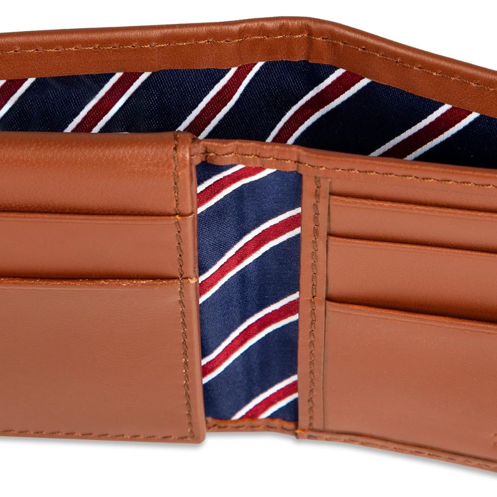 Billetera TOMMY HILFIGER Tarjetero Removible - Marrón Claro